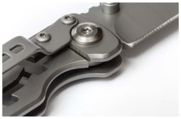 Image of 5.11 Tactical Base 3DP Folding Knife, 2.75in, Drop Point, 8CR13MOV Blade, Tumbld Steel, 1 SZ, 51156-988-1 SZ