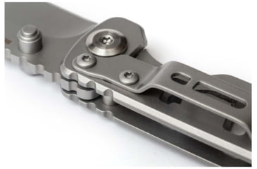 Image of 5.11 Tactical Base 3DP Folding Knife, 2.75in, Drop Point, 8CR13MOV Blade, Tumbld Steel, 1 SZ, 51156-988-1 SZ
