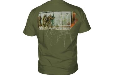 Image of 5.11 Tactical Blaster Logo T-Shirt, OD Green, L 41006BN-182-L
