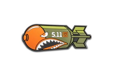 Image of 5.11 Tactical Bombs Away Patch, Green, One Size 81516-194-1 SZ