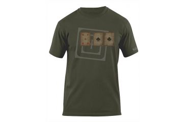 Image of 5.11 Tactical Card Tricks Logo T Shirt - Od Green - M 41006AG-182-M