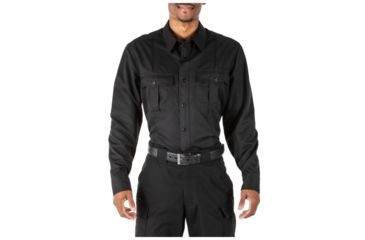Image of 5.11 Tactical Cl A Fast-Tac Twl Long Sleeve Shirt - Tall - Men's, Black, Large, 72510T-019-L-T