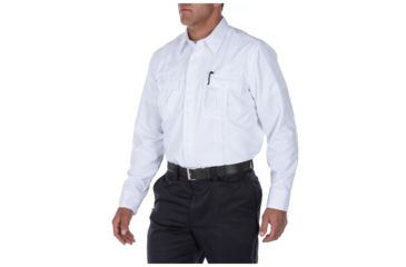Image of 5.11 Tactical Cl A Fast-Tac Twl Long Sleeve Shirt - Tall - Men's, Uniform White, Large, 72510T-992-L-T
