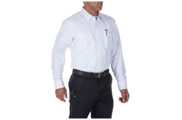 Image of 5.11 Tactical Class A Fast-Tac Twill Long Sleeve Shirt, Tall - Men's, Uniform Whte, LT, 72510T-992-L-T