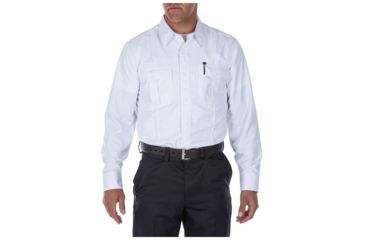 Image of 5.11 Tactical Cl A Fast-Tac Twl Long Sleeve Shirt - Tall - Men's, Uniform White, Large, 72510T-992-L-T