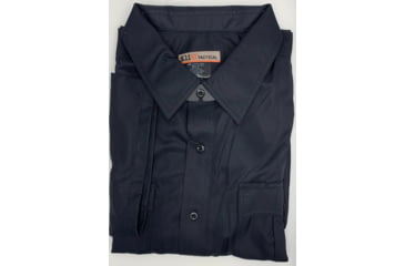 Image of 5.11 Tactical Class A Fast-Tac Twill Short Sleeve Shirt - Men's, Midnight Navy, XLR, 71384-750-XL-R