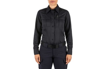 Image of 5.11 Tactical Class A Fast-Tac Twill Long Sleeve Shirt - Women's, Midnight Navy, SR, 62396-750-S-R