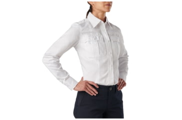 Image of 5.11 Tactical Cl A Fast-Tac Twl Long Sleeve Shirt - Womens, Regular, Uniform White, Extra Small, 62396-992-XS-R