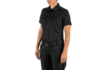 Image of 5.11 Tactical Cl A Fast-Tac Twl Short Sleeve Shirt - Womens, Regular, Black, Large, 61318-019-L-R