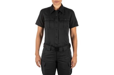 Image of 5.11 Tactical Class A Fast-Tac Twill Short Sleeve Shirt - Women's, Black, LR, 61318-019-L-R