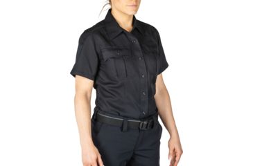 Image of 5.11 Tactical Cl A Fast-Tac Twl Short Sleeve Shirt - Womens, Regular, Midnight Navy, Small, 61318-750-S-R