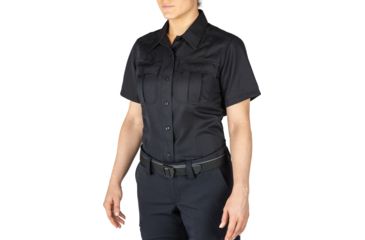 Image of 5.11 Tactical Class A Fast-Tac Twill Short Sleeve Shirt - Women's, Midnight Navy, SR, 61318-750-S-R