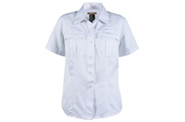 Image of 5.11 Tactical Class A Fast-Tac Twill Short Sleeve Shirt - Women's, Uniform White, XSR, 61318-992-XS-R