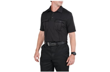 Image of 5.11 Tactical Class A Uniform Short Sleeve Polo - Men's, 2XL, Tall, Black, 41238T-019-2XL-T