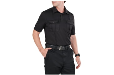 Image of 5.11 Tactical Class A Uniform Short Sleeve Polo - Men's, 2XL, Tall, Black, 41238T-019-2XL-T