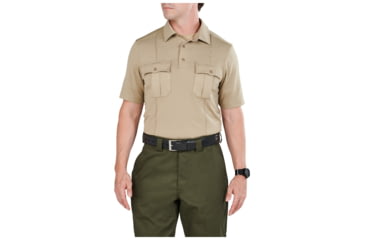 Image of 5.11 Tactical Class A Uniform Short Sleeve Polo - Men's, 5XL, Tall, Silver Tan, 41238T-160-5XL-T