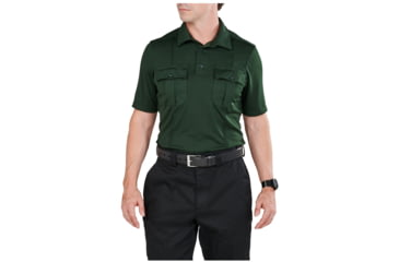 Image of 5.11 Tactical Class A Uniform Short Sleeve Polo - Men's, Extra Small, Regular, LE Green, 41238-860-XS-R
