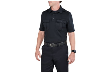 Image of 5.11 Tactical Class A Uniform Short Sleeve Polo - Men's, 2XL, Regular, Midnight Navy, 41238-750-2XL-R