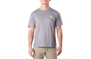 Image of 5.11 Tactical Cold Dead Hands 45 Tee, Grey Heather, M 41191EA-097-M