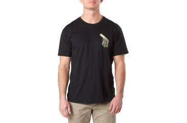 Image of 5.11 Tactical Cold Dead Hands 45 Tee, Black, S 41195EA-019-S