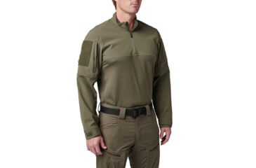 Image of 5.11 Tactical Cold Weather Rapid OPS Shirt - Men's, Ranger Green, Extra Small, 72540-186-XS