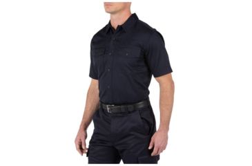 Image of 5.11 Tactical Company Short Sleeve Shirt - Mens, Tall, Fire Navy, Extra Large 71391T-720-XL-T
