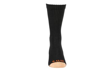 Image of 5.11 Tactical Cupron Year Round Crew Sock - Mens, Black, Large/Extra Large, 10042-019-L/XL