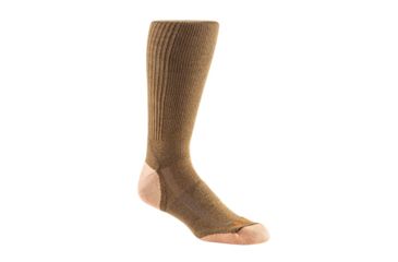 Image of 5.11 Tactical Cupron Year Round Crew Sock - Men's, Dark Coyote, S/M, 10042-106-S/M