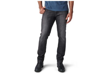 Image of 5.11 Tactical Defender-Flex Slim Jean w/7 Pockets - Mens, Stone Wash Charcoal, 38-36, 74465-150-38-36