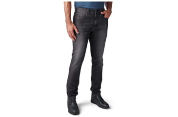 Image of 5.11 Tactical Defender-Flex Slim Jean w/7 Pockets - Mens, Stone Wash Charcoal, 38-36, 74465-150-38-36