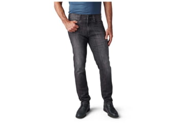 Image of 5.11 Tactical Defender-Flex Slim Jean w/7 Pockets - Mens, Stone Wash Charcoal, 38-36, 74465-150-38-36