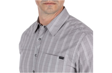 Image of 5.11 Tactical Echo Long Sleeve Shirt - Mens, Cinder Plaid, Large, 72494-583-L