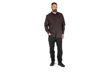 Image of 5.11 Tactical Echo Long Sleeve Shirt, Fig Plaid, 2XL, 72494-572-2XL