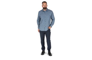 Image of 5.11 Tactical Echo Long Sleeve Shirt, Icelandic Plaid, 2XL, 72494-629-2XL