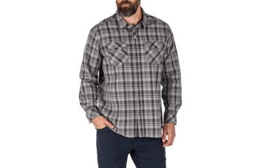 Image of 5.11 Tactical Echo Long Sleeve Shirt, Lunar Plaid, 2XL, 72494-381-2XL
