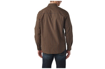 Image of 5.11 Tactical Echo Long Sleeve Shirt - Mens, Btl Brown Chk, Extra Large, 72494-619-XL