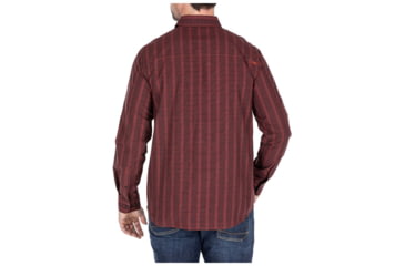Image of 5.11 Tactical Echo Long Sleeve Shirt - Mens, Red Jasper Plaid, 2XL, 72494-576-2XL