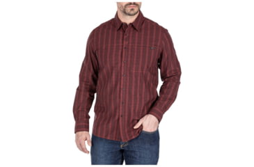 Image of 5.11 Tactical Echo Long Sleeve Shirt - Mens, Red Jasper Plaid, 2XL, 72494-576-2XL