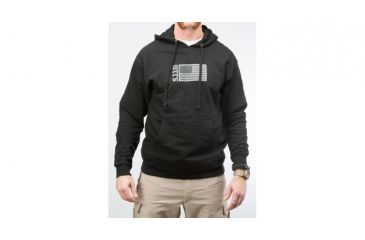 Image of 5.11 Tactical Embroidered Flag Hoodie, Black - 42182AF019XXL