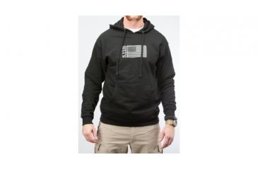 Image of 5.11 Tactical Embroidered Flag Hoodie, Black - 42182AF019L