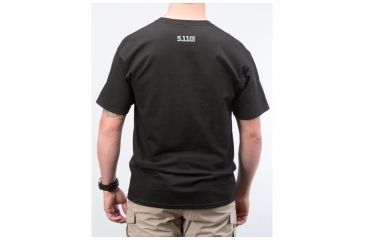 Image of 5.11 Tactical Embroidered Flag T-shirt, Black - 41006CR019L