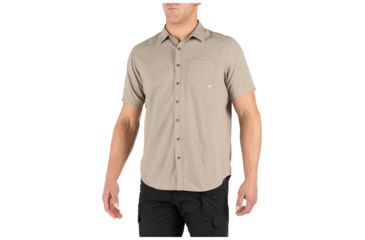 Image of 5.11 Tactical Evolution Short Sleeve Shirt - Mens, Khaki Heather, 2XL, 71387-363-2XL