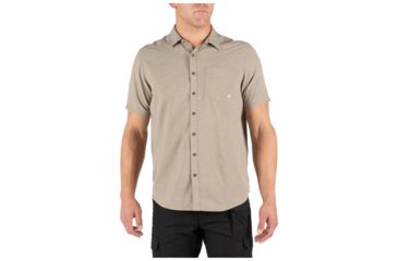 Image of 5.11 Tactical Evolution Short Sleeve Shirt - Mens, Khaki Heather, 2XL, 71387-363-2XL