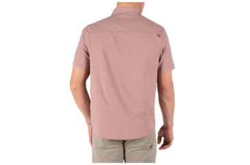 Image of 5.11 Tactical Evolution Short Sleeve Shirt - Mens, Mahogany Heather, Extra Small, 71387-446-XS