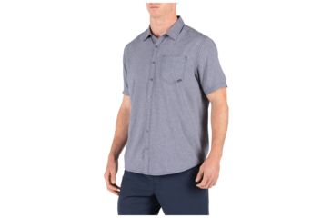 Image of 5.11 Tactical Evolution Short Sleeve Shirt - Mens, Mystic Heather, Extra Large, 71387-635-XL