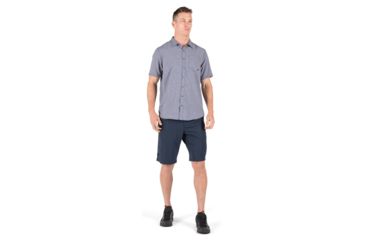 Image of 5.11 Tactical Evolution Short Sleeve Shirt - Mens, Mystic Heather, Extra Large, 71387-635-XL