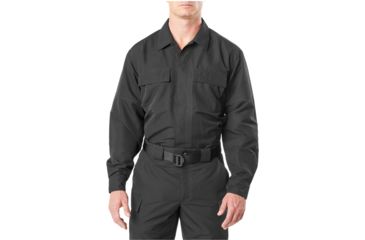 Image of 5.11 Tactical Fast-tac Tdu Shirt, Black - 72465-019-2XL