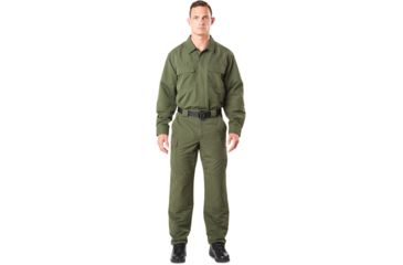 Image of 5.11 Tactical Fast-tac Tdu Shirt, Tdu Green - 72465-190-S