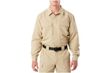 Image of 5.11 Tactical Fast-tac Tdu Shirt, Tdu Khaki - 72465-162-L