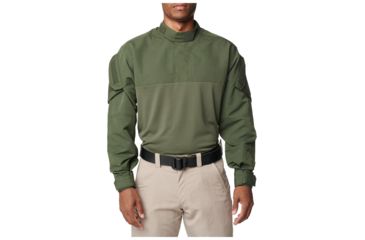 Image of 5.11 Tactical Fast-Tac TDU Rapid Long Sleeve Shirt - Men's, TDU Green, M, 72488-190-M